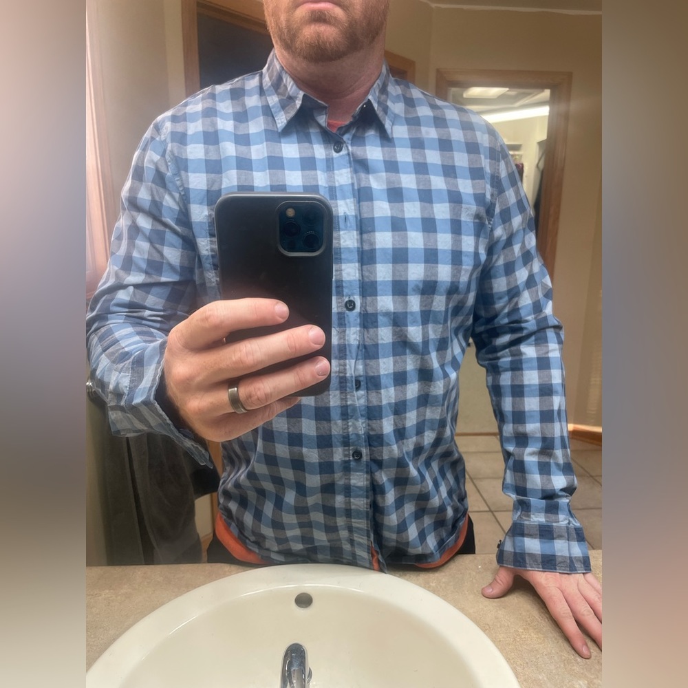 Oakley long sleeve button up